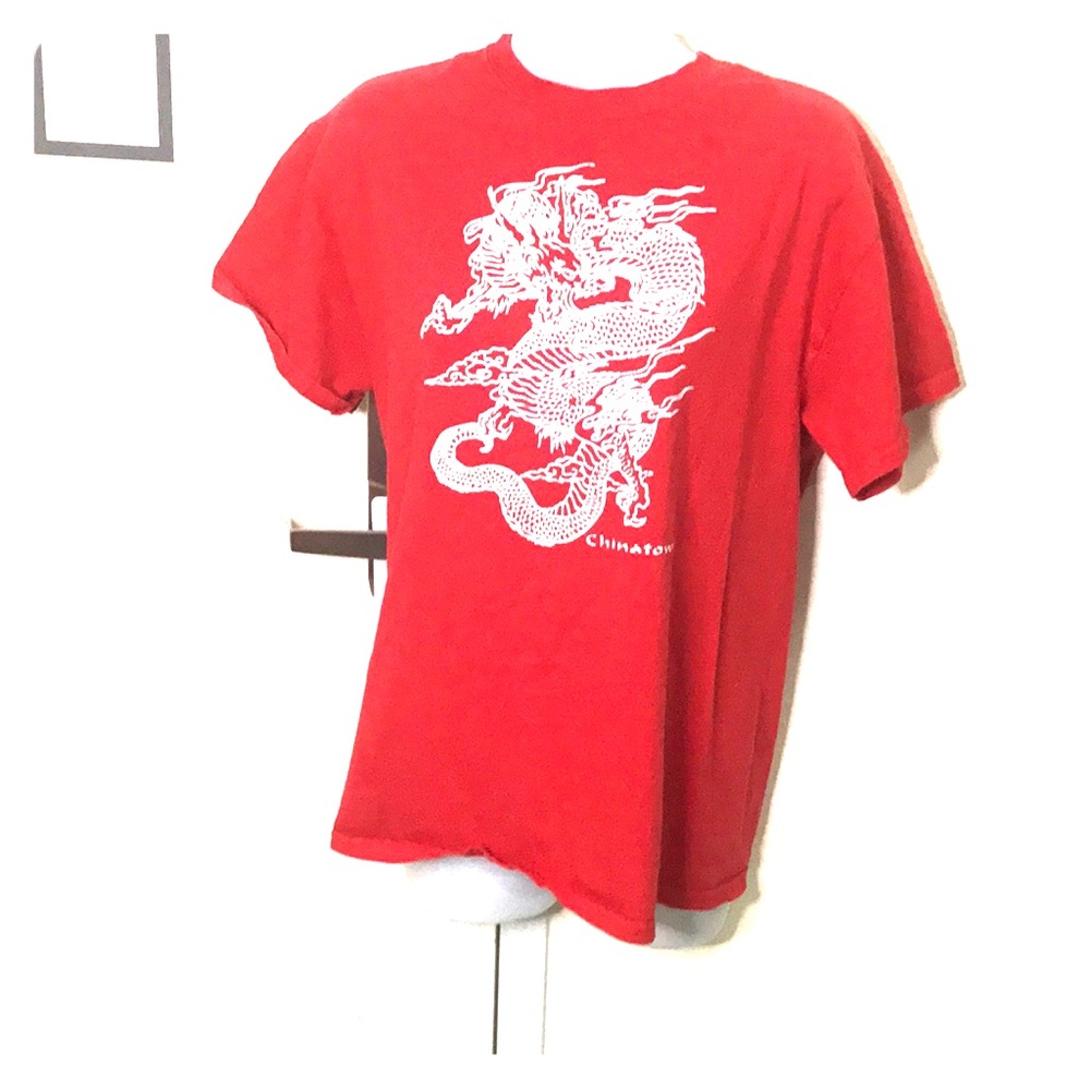 Vintage y2k San Francisco Chinese dragon tee cotton small